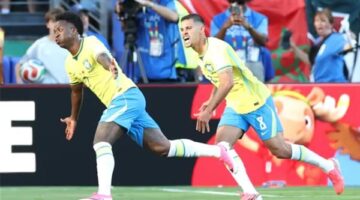 فينيسيوس يهز شباك المغرب بهدف تعادل صاروخي لصالح منتخب البرازيل