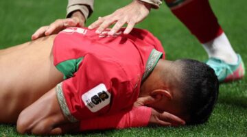 لماذا انهمرت دموع سفيان رحيمي عقب تسجيله هدفا في شباك منتخب هاييتي؟