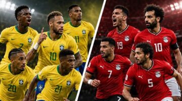 موقف المنتخب المصري أمام البرازيل وديًا قبل انطلاق كأس العالم وموعد اللقاء