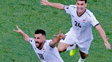 هالاند يفسد احتفالات العراق بهدف التعادل في الشوط الأول من المباراة