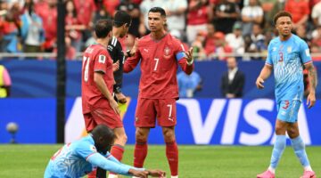 هل أفلت كريستيانو رونالدو من الطرد في مواجهة البرتغال ضد الكونغو؟