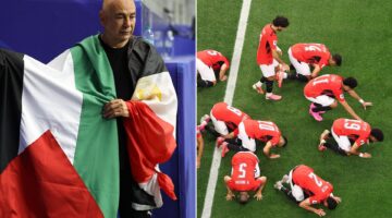 سر رفع حسام حسن علم فلسطين في كأس العالم يثير تفاعلات واسعة