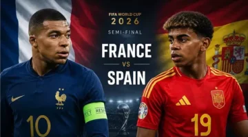 موعد مباراة فرنسا وإسبانيا في نصف نهائي كأس العالم والقنوات الناقلة لها