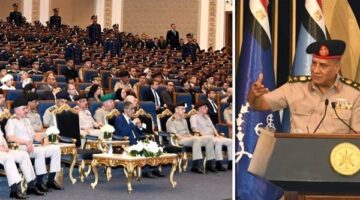 وزير الدفاع يشهد مراسم قبول دفعات جديدة بالكليات والمعاهد العسكرية وجامعة كيان
