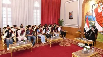 البابا تواضروس يكرس مكرستين بدير بنات مريم ويكرم أوائل مدرسة المحبة بالقاهرة الجديدة