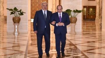 السيسي وحفتر يبحثان توحيد المؤسسات الليبية وملف الانتخابات الرئاسية والبرلمانية في القاهرة