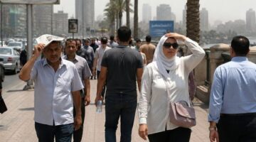 طقس الأحد: 42 درجة محسوسة جنوب الصعيد مع رياح مثيرة للرمال والأتربة