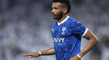 علي البليهي يواصل تدريباته الانفرادية بعيداً عن تدريبات فريق الهلال في العريجاء