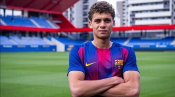 مشاركة حمزة عبد الكريم أساسيًا مع برشلونة في مواجهة الأهلي بكأس جامبر