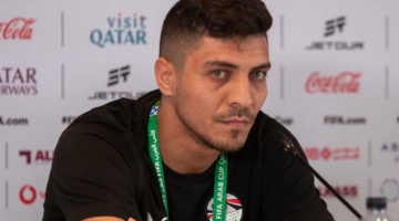 مصدر بالأهلي يكشف تفاصيل إعارة محمد شريف إلى نادي الشرطة العراقي