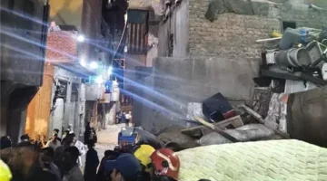 مصرع سيدة وطفلة وإصابة 5 أشخاص إثر انهيار عقار بحدائق القبة