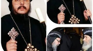 نادر شكري ينعى الأنبا يوحنا سكرتير البابا شنوده السابق عبر فيسبوك