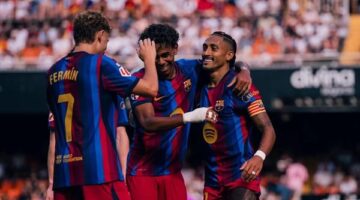 برشلونة يكتسح فينورد بخماسية في مستهل مشواره بدوري أبطال أوروبا