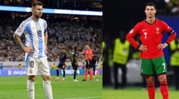 مواجهة غير مباشرة بين ميسي ورونالدو بعد حديث الأخير عن الاعتزال الدولي