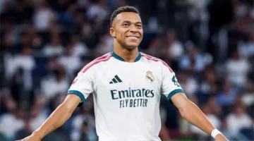كيليان مبابي يصل إلى 100 هدف مع ريال مدريد بعد ثنائية برشلونة