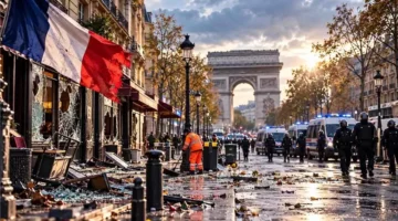 نهب متاجر ناديي مرسيليا وليل على هامش أعمال الشغب في فرنسا