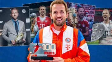 هاري كين يحصد جائزة ماركا لأفضل 100 لاعب في موسم 2025-2026